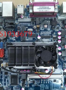 ITX-RWD525-D6 D525集成CPU 台式电脑工控收款广告一体机12V主板