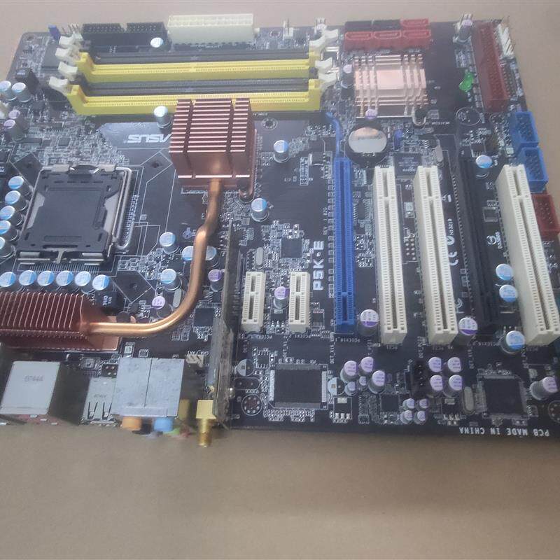 华硕P5K-E主板P45芯片组双显卡插槽3条PCI槽