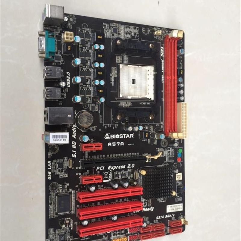 映泰A57A 主板独立主板 FM1大板905针DDR3拼A75支持631 641 638