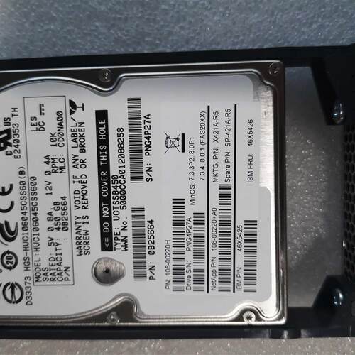 NETAPP X421A-R5 46X5426  @450G10K 2.5SAS 原装拆机 46X5425