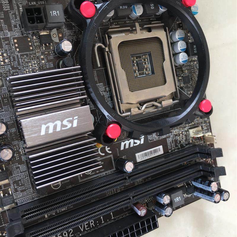 MSI/微星 G41TM-P31 DDR2电脑 775针主板 MS-7592 集成串口台式机