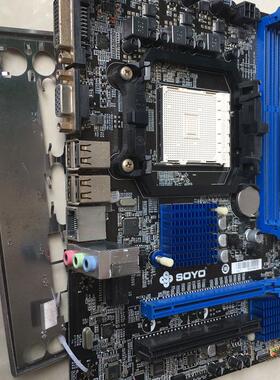 梅捷SY-M3A78全固态版S1  支持AM3/DDR3集显主板