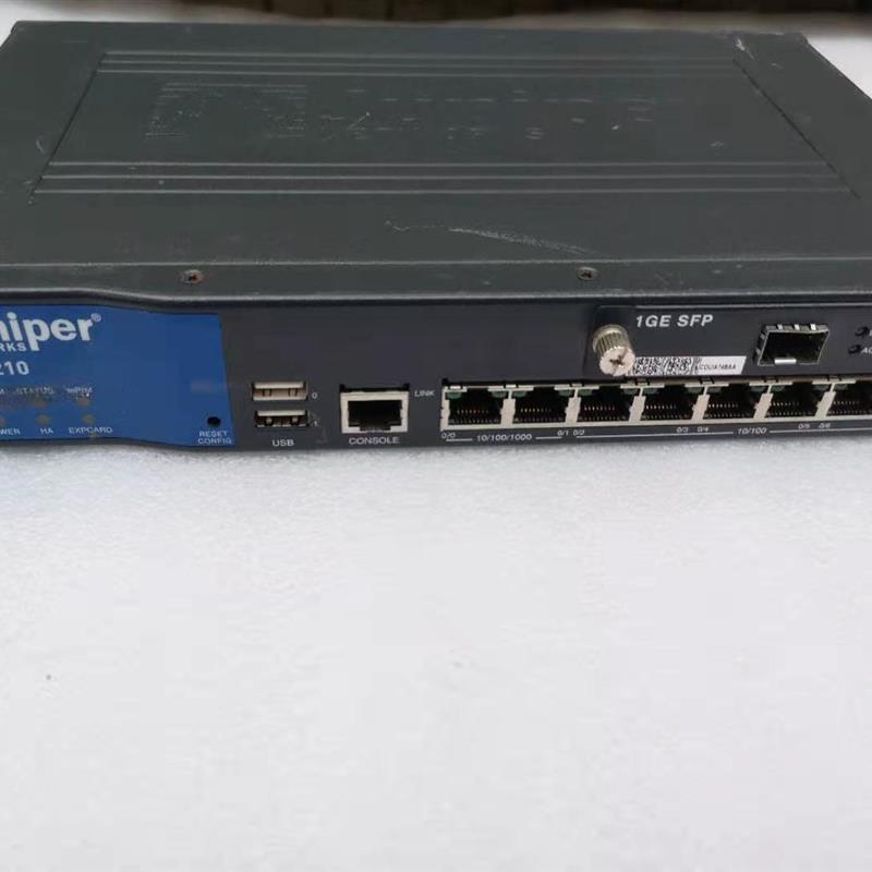 瞻博Juniper SRX210BE SRX210 新款防火墙 无用户数限制  成色新