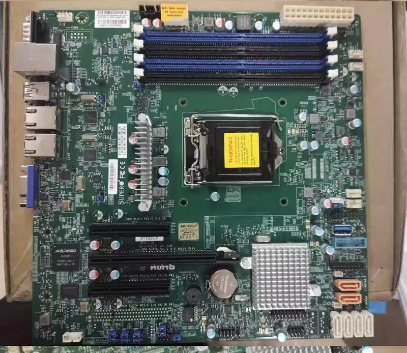 X11SSL-F 至强E3-1200V5/V6服务器主板LGA1151C232 DDR4议价