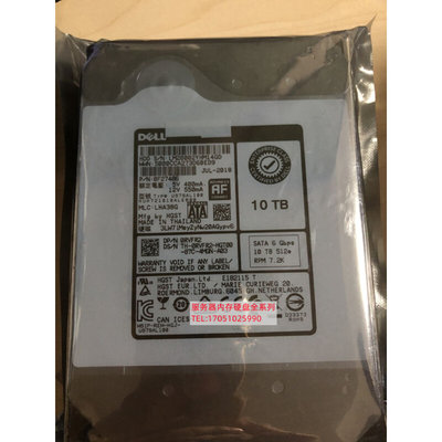 R630 R730 R740 硬盘 UH721010ALE600 10TB SATA 3.5  512E