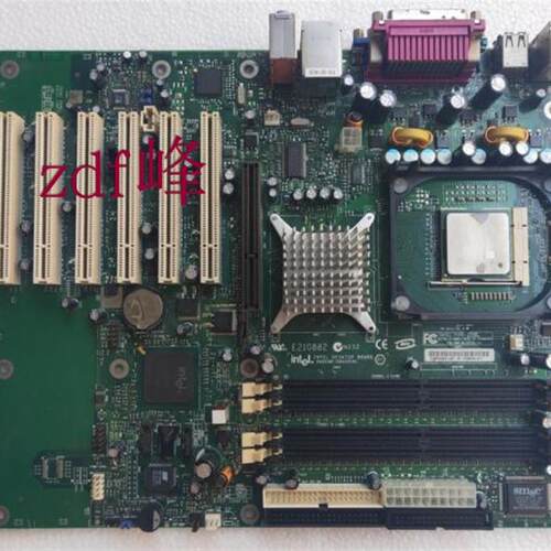 英特尔Intel D865GBF/D865PERC 478针 6个PCI 工控机设备电脑主板