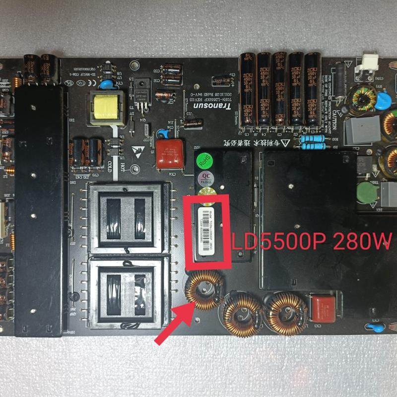 原装正品MEGMEET TOSN-LD5500P液晶电视电源板广告机电源成色新新