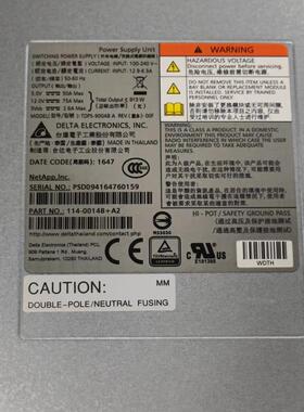 X5726A 114-00148 01PG678 NETAPP FAS2650/2750 912W 电源现货