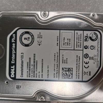 DELL EqualLogic ST2000NM0023 0T7F78 2T 7.2K 3.5 SAS 存储硬盘