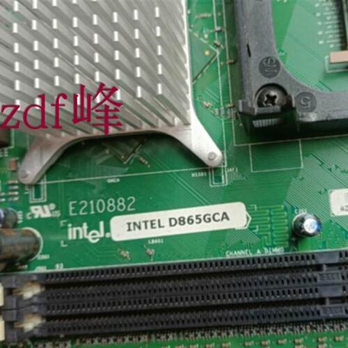 Intel/英特尔D865GCA D865PECA 工控电脑主板带5个PCI槽工控母板