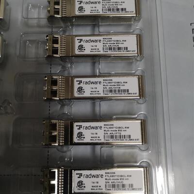 radware 10G万兆光模块 9062206 FTLX8571D3BCL-RW