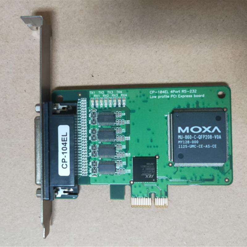 摩莎CP-104EL-A 4串口RS-232 2U挡板PCI-E多串口卡MOXA CP-104EL
