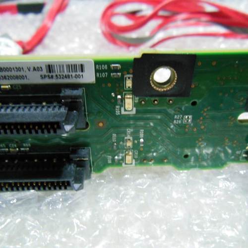 现货,HP DL165G7 DL320G6 DL160G6(2.5)硬盘背板532481-001带线
