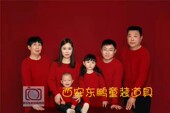 新年拍摄红色毛衣秋冬亲子过年装 21年影楼全家福新款 质量喜庆