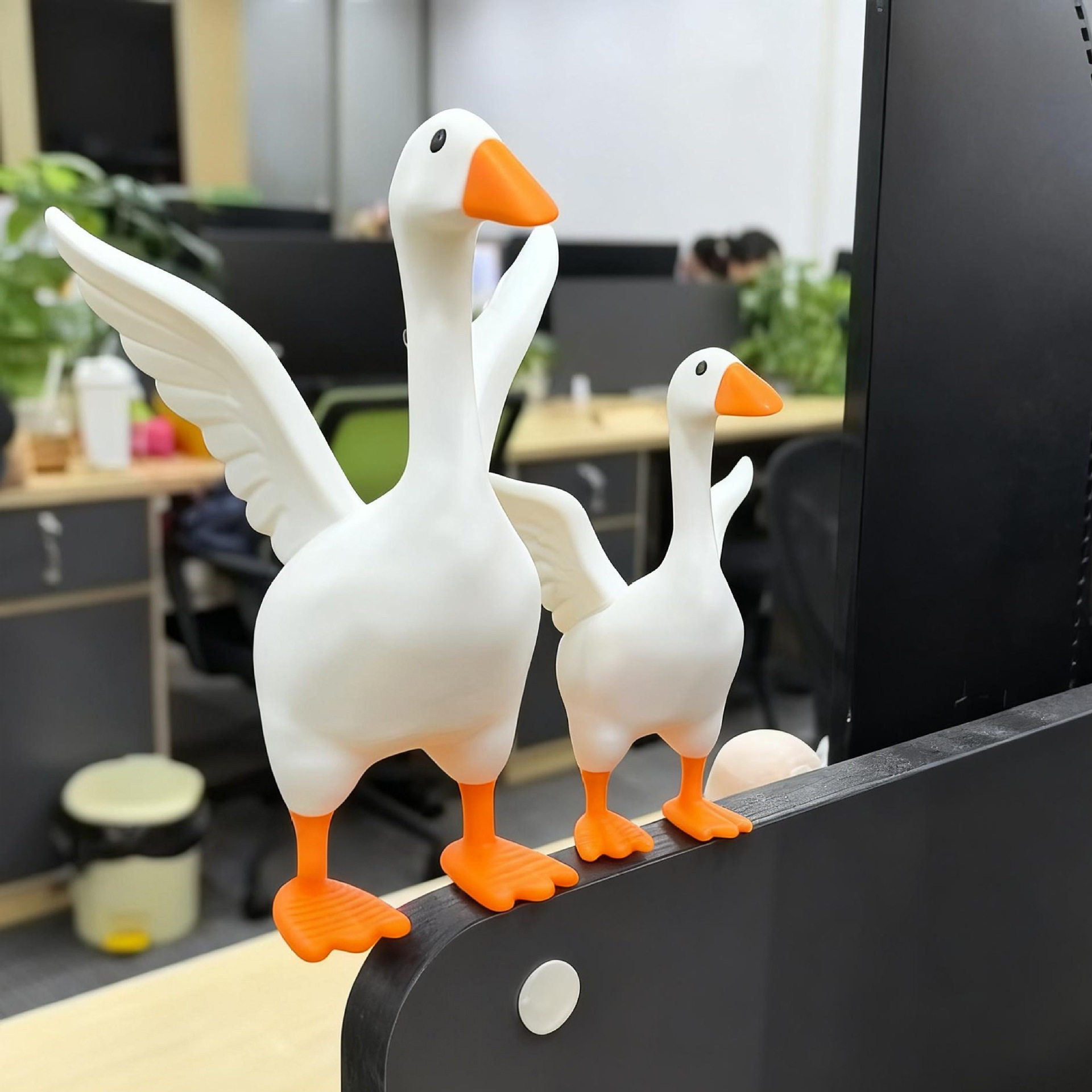 3D打印磁吸翅膀鸭子钥匙摆件