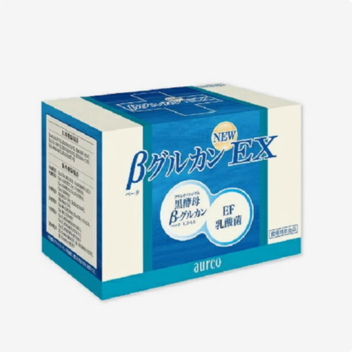 日本AUREO β-葡聚糖EX+EF乳酸菌新款黑酵母抵抗免疫抵抗力提升