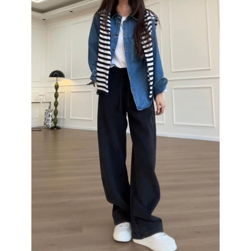 高能感运动系穿搭显瘦镰刀裤