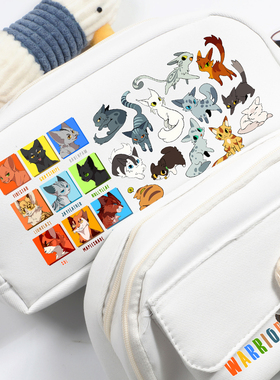 猫武士 Warriors Cats周边火星松鸦羽灰条同人谷子笔袋文具盒学生