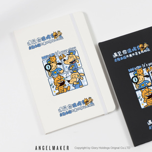 DOG MAN神探狗狗漫画周边 皮蒂猫同人可爱卡通手账本笔记本记事簿