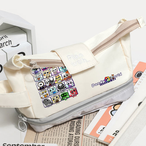 丹迪的世界动漫游戏周边文具袋