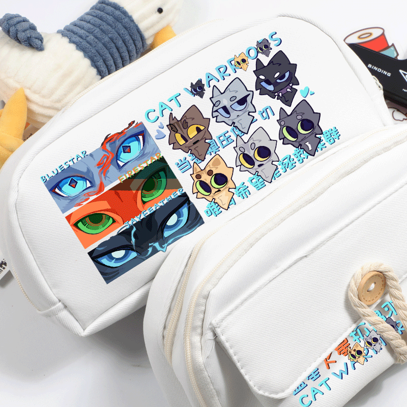 猫武士周边可爱动漫文具袋小学生