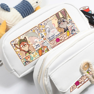 动漫周边 疯狂动物城 文具盒二次元 兔子朱迪尼克狐 文具袋 笔袋