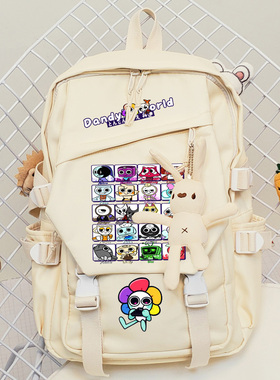 丹迪的世界Dandys World动漫卡通双肩包背包书包小学初中高中学生