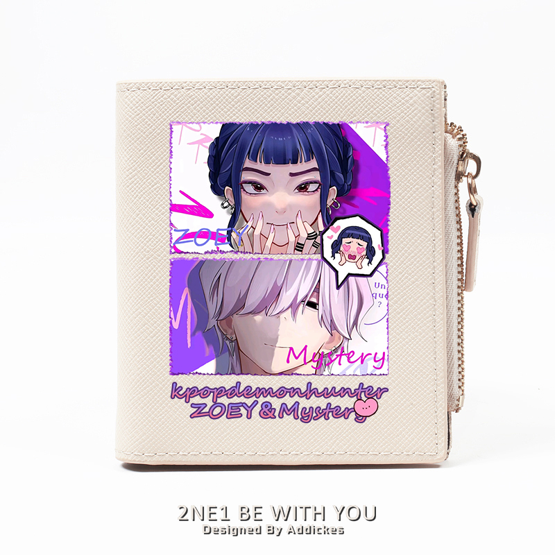 kpop猎魔女团周边钱包卡包一体