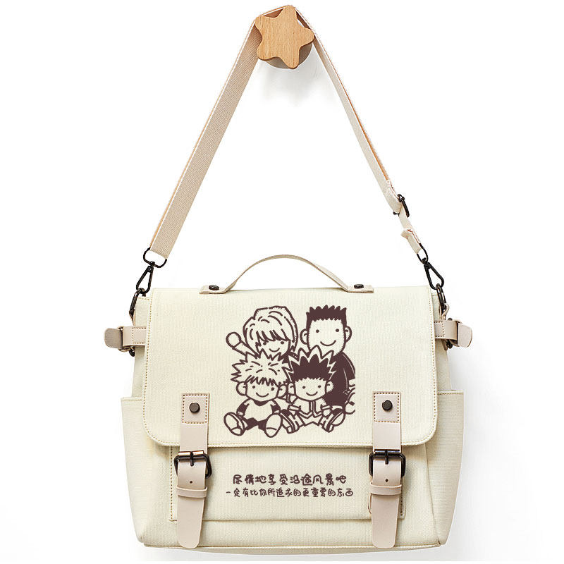 全职猎人动漫周边奇犽小杰同人二次元休闲上课学生手提斜挎单肩包,箱包皮具/热销女包/男包,通用款女包,淘宝优惠券,粉丝福利购,淘宝优惠卷