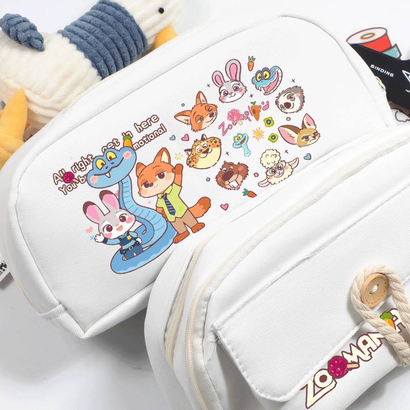 疯狂动物城2联名周边 动漫 二次元 学生笔袋文具袋 朱迪尼克盖瑞,模玩/动漫/周边/娃圈三坑/桌游,动漫挂件/文具,淘宝优惠券,粉丝福利购,淘宝优惠卷