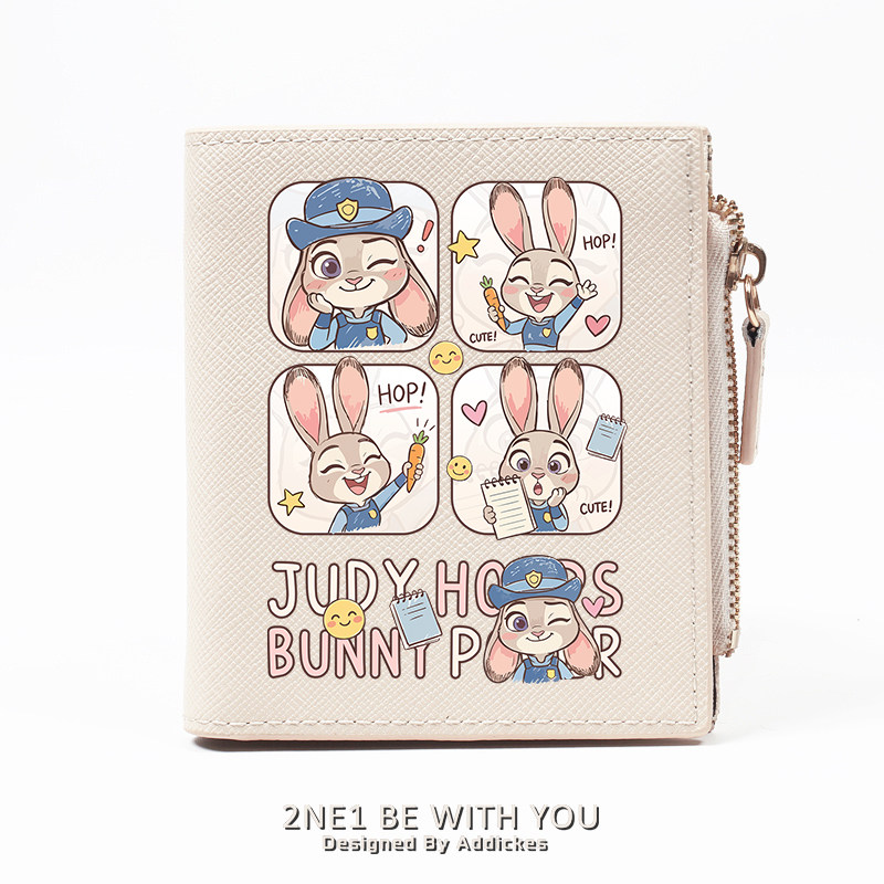疯狂动物城朱迪周边钱包卡包一体包短款可爱高颜值ins风零钱包女,箱包皮具/热销女包/男包,钱包,淘宝优惠券,粉丝福利购,淘宝优惠卷