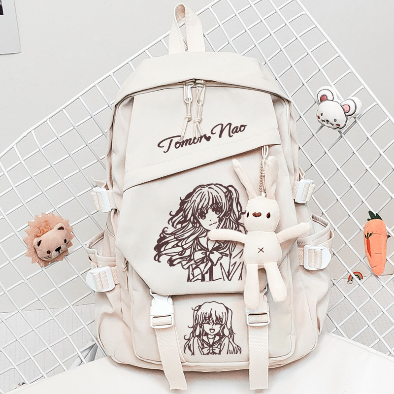 Charlotte 夏洛特周边友利奈绪同人二次元日系中学生双肩书包背包,箱包皮具/热销女包/男包,双肩背包,淘宝优惠券,粉丝福利购,淘宝优惠卷