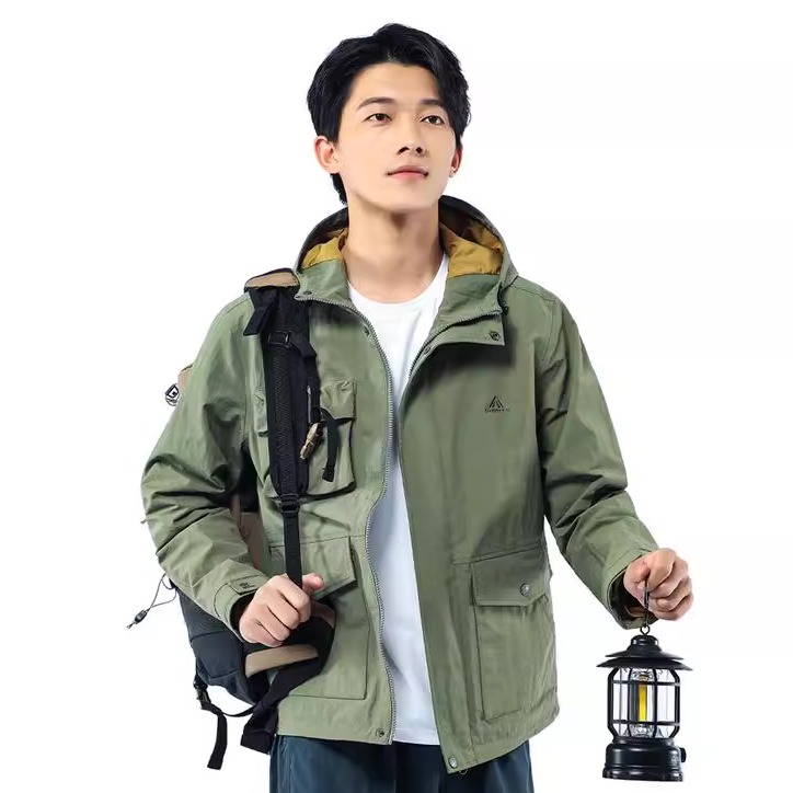悍途商场同款露营多袋外套防护科技透气机能服男防风衣舒适工装服