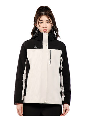 户外冲锋衣女新款秋冬可拆卸防风保暖悍途登山服男三合一羽绒内胆