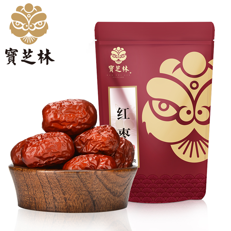 宝芝林新疆红枣180g 若羌灰枣干制小枣子