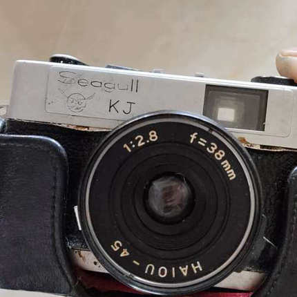 海鸥KJ胶卷相机，38mm f2.8镜头，机身编号11204
