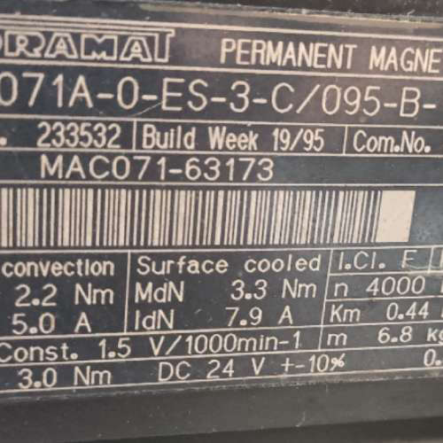 MAC071A-0-ES-3-C/095-B-1/S001伺