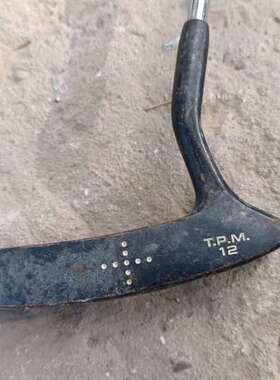 斯伯丁SPALDING高尔夫推杆，TPM12黑色碳钢材质。杆