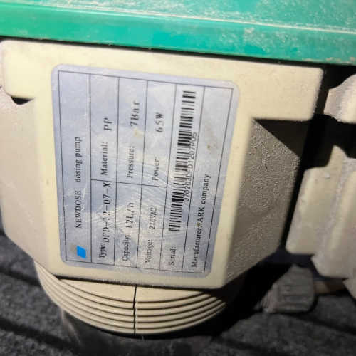 NEWDOSE计量泵DFD-12-07-X，流量12L/h，