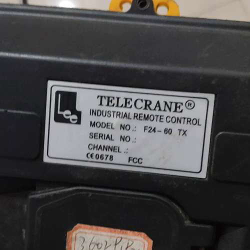 Telecrane工业遥控器F24-60 TX,型号CE06