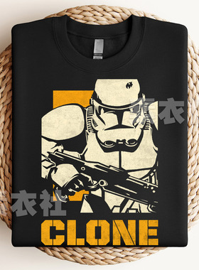 暴风兵短袖电影周边星球大战star wars storm trooper T恤纯棉
