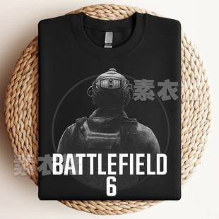 Battlefield VI短袖射击游戏成人儿童周边战地6T恤百搭纯棉