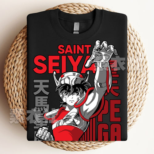 圣斗士星矢天马座T恤纯棉