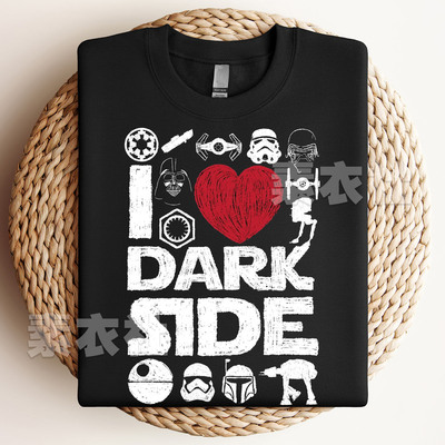 星球大战meme短袖电影周边百搭达斯维德Star wars搞笑创意T恤纯棉