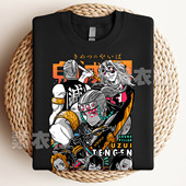 Slayer音柱宇髓天元 鬼灭之刃无限城短袖 动漫周边Demon T恤纯棉