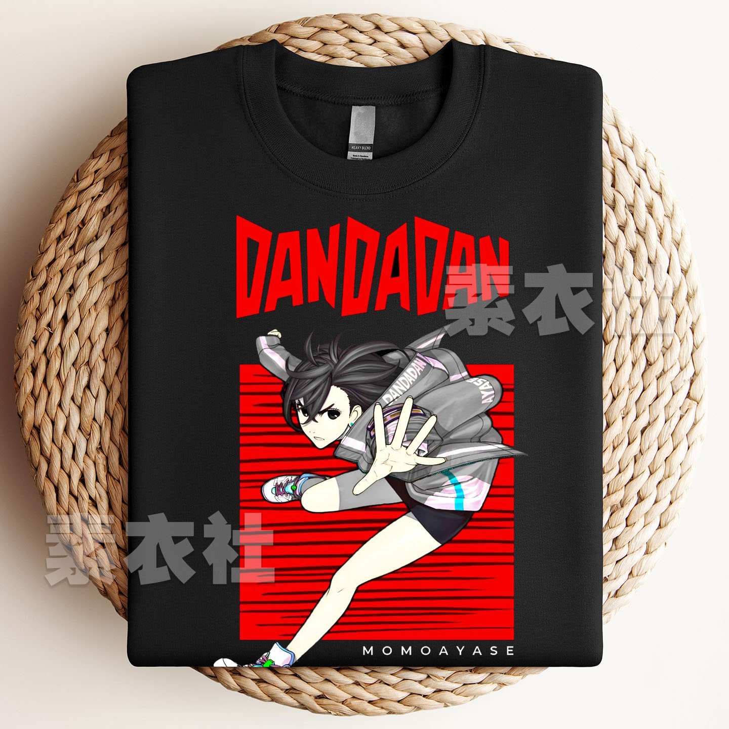 dandadan短袖动漫周边爱罗星子胆大党当哒当小桃绫濑桃T恤纯棉