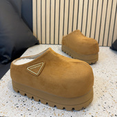 欧货重工大头厚底包头半拖鞋 女2025秋冬小个子增高外穿勃肯鞋 拖潮