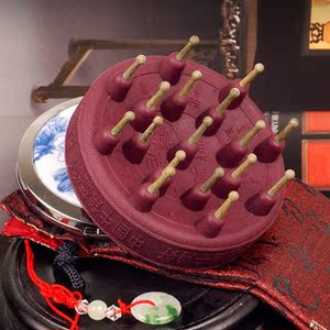 韩老大 防脱生发绿檀木梳子按摩健身护发梳子 送爸妈长辈送老公
