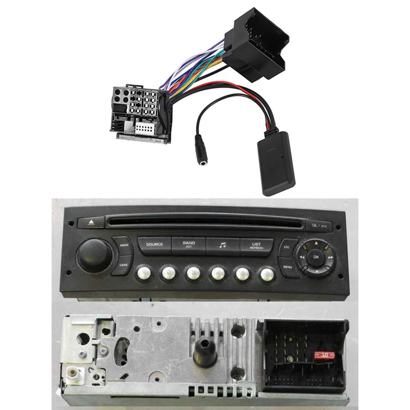 适用标致307 408 508 雪铁龙世嘉 凯旋 C2C5 RD45 RD4AUX蓝牙模块