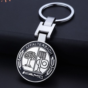 适用于奔驰钥匙扣高档c级c260l新e级a级e300树车钥匙链挂件